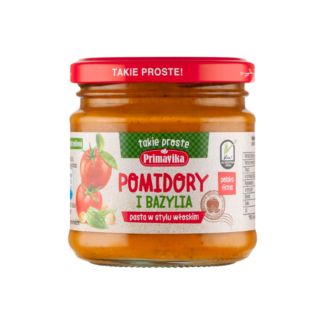 Pomidory i bazylia- pasta w stylu włoskim 160g